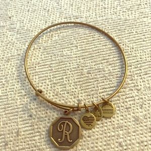 Alex and Ani “R” Bracelet